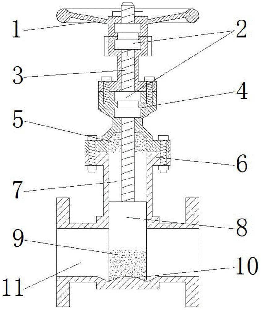美標(biāo)閘閥結(jié)構(gòu)圖 美標(biāo)閘閥結(jié)構(gòu)圖